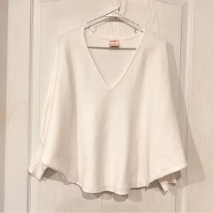 White V-Neck Women's Sweater - Brand: Kerisma